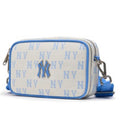 MLB Classic Monogram Jacquard Mini Cross Bag New York Yankees (Preorder)