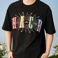 Harsh and Cruel Rainbow Star Embroidered T-Shirt (Preorder)