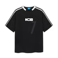 ICONSLAB Retro Stripe Logo T-Shirt