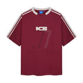 ICONSLAB Retro Stripe Logo T-Shirt