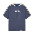 ICONSLAB Retro Stripe Logo T-Shirt
