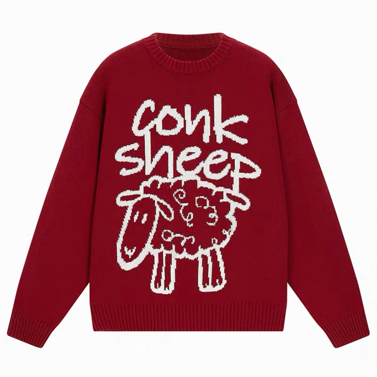 Conklab Coco Sheep Oversized Knitted Sweatshirt