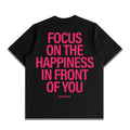 Double 7 Quote Font Tee (Black)