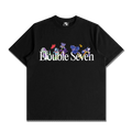 Double 7 Flower Font Tee (Black)