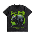 Black Death Oversized Washed T-Shirt (Preorder)