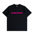 Double 7 Blurred Core Logo Tee (Black)
