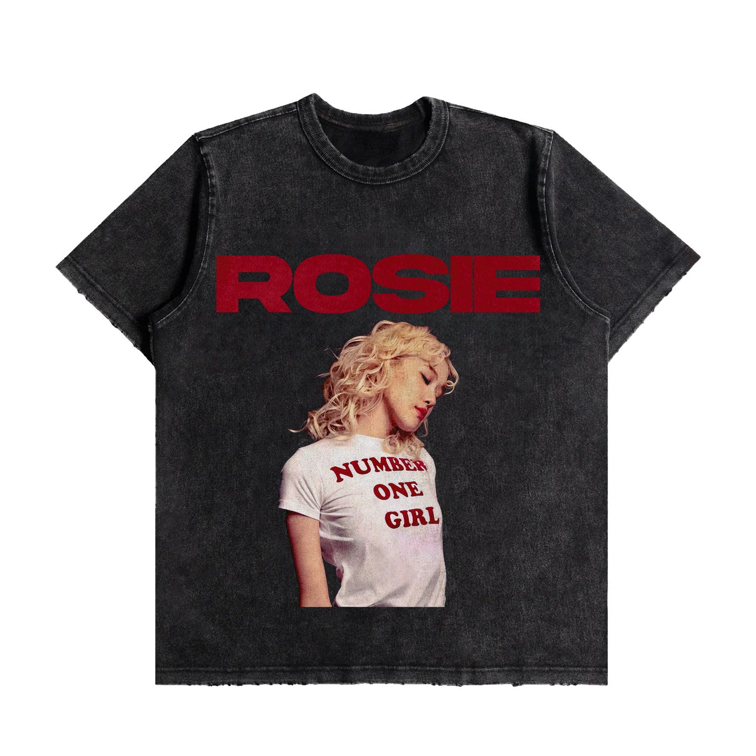 rosie NUMBONE ONE GIRL Tシャツ ROSE - ROSIE APT OFFICIAL MD NUMBER ONE GIRL BLACK T-SHIRT | COKODIVE