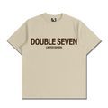 Double 7 Classic Font Tee (Cream)