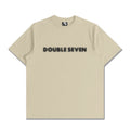 Double 7 Blurred Core Logo Tee (Cream)