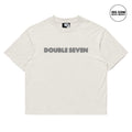 DOUBLE SEVEN Blurred Logo T-Shirt (Off White) - front