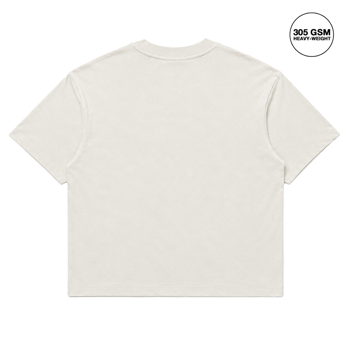 DOUBLE SEVEN Don't Ask Me T-Shirt (Off White) - back