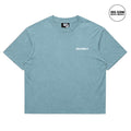 DOUBLE SEVEN Script Logo T-Shirt (Dust Blue) - front