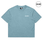 DOUBLE SEVEN Script Logo T-Shirt (Dust Blue) - front