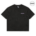 DOUBLE SEVEN Script Logo T-Shirt (Washed Black) - front