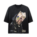 Inflation Dark Mask Graphic Boxy T-Shirt