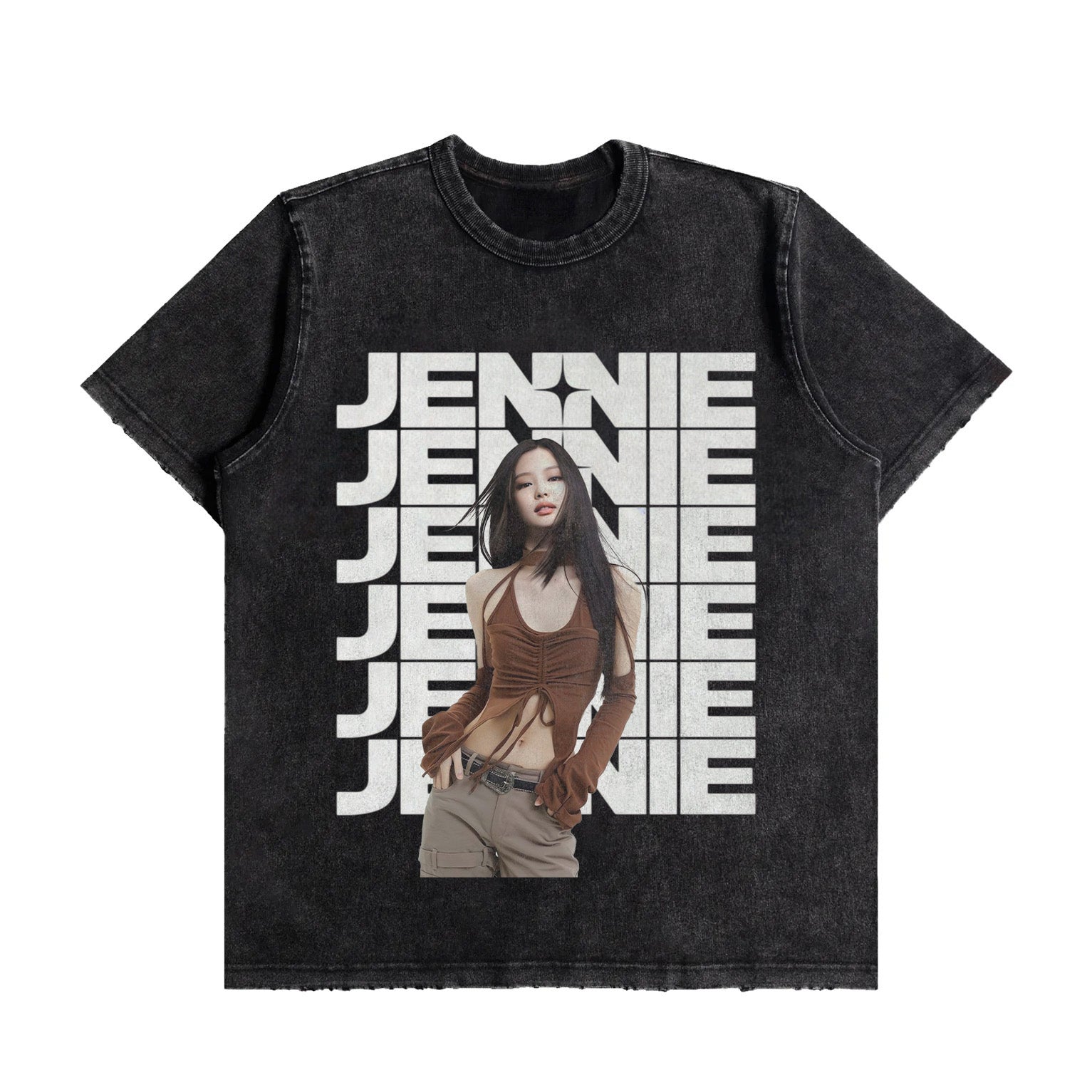 Jennie Oversized Washed T-Shirt (Preorder) – Double 7 Official
