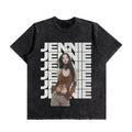 Jennie Oversized Washed T-Shirt (Preorder)
