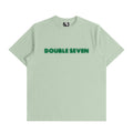 Double 7 Blurred Core Logo Tee (Light Green)