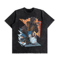 Fire & Ice Duel Oversized Washed T-Shirt (Preorder)