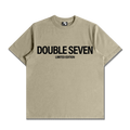 Double 7 Classic Font Tee (Sand)