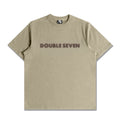 Double 7 Blurred Core Logo Tee (Sand)