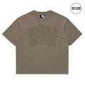 DOUBLE SEVEN Collegiate Logo T-Shirt (Taupe)