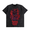 Totem Cat Oversized Washed T-Shirt (Preorder)