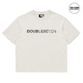 DOUBLE SEVEN Distressed Logo T-Shirt (Off White)