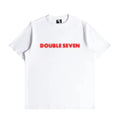 Double 7 Blurred Core Logo Tee (White)