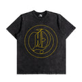 Double 7 Washed "Inner D" Gothic Tee (Black & Yellow)